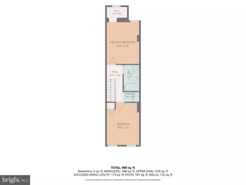 Floorplan - 591 Orchard St, Baltimore, MD 21201 photo 2 of 4