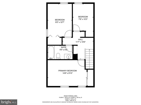 Floorplan - 1205 E 43rd St, Baltimore, MD 21239 photo 2 of 3