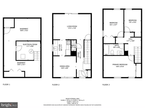 Floorplan - 1205 E 43rd St, Baltimore, MD 21239 photo 3 of 3