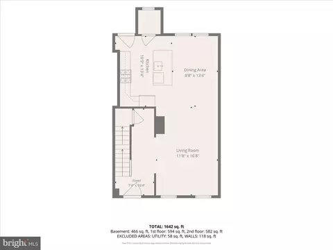 Floorplan - 1824 E 32nd St, Baltimore, MD 21218 photo 2 of 4