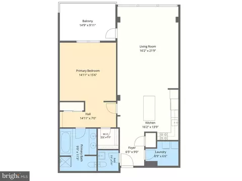 Floorplan - 1200 Steuart St #528, Baltimore, MD 21230 photo 1 of 1