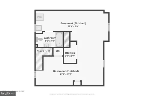 Floorplan - 6204 Everall Ave, Baltimore, MD 21206 photo 3 of 4