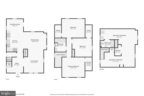 Floorplan - 6204 Everall Ave, Baltimore, MD 21206 photo 1 of 4