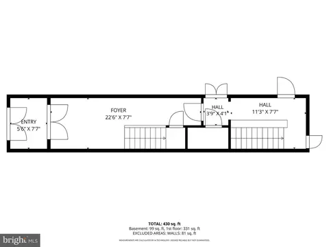 Floorplan - 1210 Eutaw Pl, Baltimore, MD 21217 photo 1 of 7
