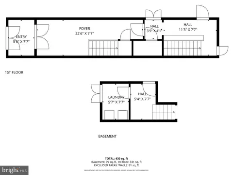 Floorplan - 1210 Eutaw Pl, Baltimore, MD 21217 photo 5 of 7