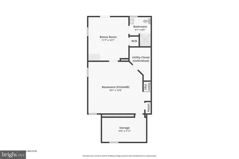 Floorplan - 761 E 36th St, Baltimore, MD 21218 photo 1 of 3