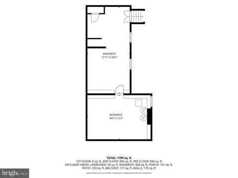 Floorplan - 3527 Falls Rd, Baltimore, MD 21211 photo 1 of 4