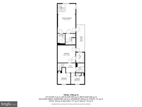 Floorplan - 3527 Falls Rd, Baltimore, MD 21211 photo 4 of 4