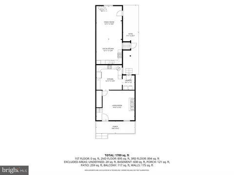 Floorplan - 3527 Falls Rd, Baltimore, MD 21211 photo 3 of 4