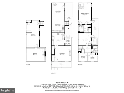 Floorplan - 3527 Falls Rd, Baltimore, MD 21211 photo 2 of 4