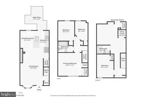 Floorplan - 44 N Athol Ave, Baltimore, MD 21229 photo 4 of 4
