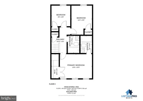 Floorplan - 1118 N Central Ave, Baltimore, MD 21202 photo 4 of 4