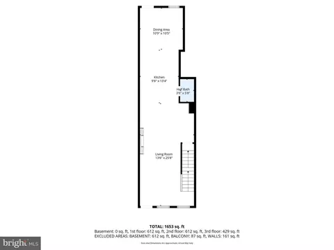 Floorplan - 1762 E North Ave, Baltimore, MD 21213 photo 3 of 4