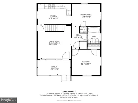 Floorplan - 6407 Fairdel Ave, Baltimore, MD 21206 photo 1 of 4