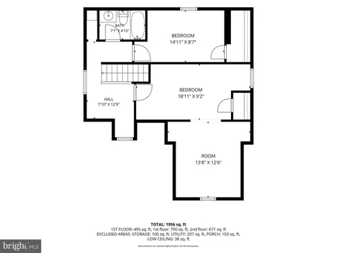 Floorplan - 6407 Fairdel Ave, Baltimore, MD 21206 photo 2 of 4