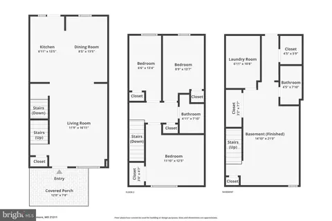 Floorplan - 1432 Redfern Ave, Baltimore, MD 21211 photo 1 of 1