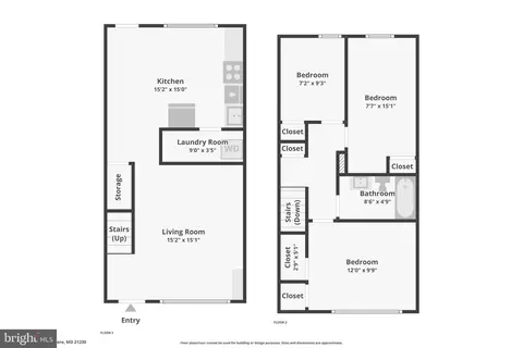 Floorplan - 3023 Janice Ave, Baltimore, MD 21230 photo 2 of 2