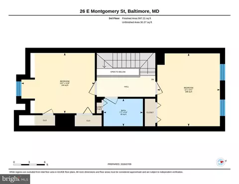 Floorplan - 26 E Montgomery St, Baltimore, MD 21230 photo 5 of 6
