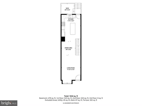 Floorplan - 1707 Jackson St, Baltimore, MD 21230 photo 1 of 5