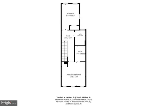 Floorplan - 1640 N Wolfe St, Baltimore, MD 21213 photo 3 of 4