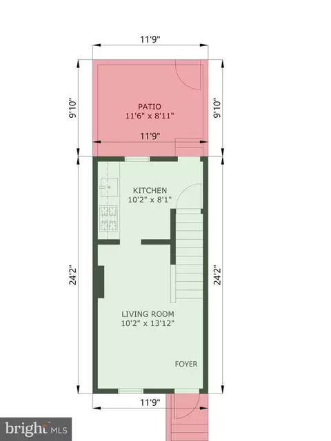 Floorplan - 556 Gold St, Baltimore, MD 21217 photo 2 of 4