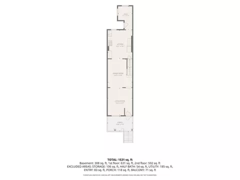 Floorplan - 611 E 36th St, Baltimore, MD 21218 photo 1 of 4