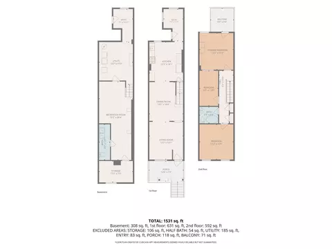 Floorplan - 611 E 36th St, Baltimore, MD 21218 photo 4 of 4