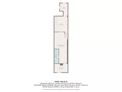 Floorplan - 611 E 36th St, Baltimore, MD 21218 photo 3 of 4