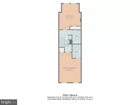 Floorplan - 744 Bartlett Ave, Baltimore, MD 21218 photo 2 of 4