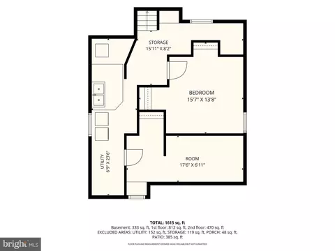 Floorplan - 826 Cedarcroft Rd, Baltimore, MD 21212 photo 1 of 4