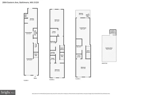 Floorplan - 2004 Eastern Ave, Baltimore, MD 21231 photo 1 of 5