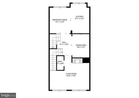 Floorplan - 1434 Steuart St, Baltimore, MD 21230 photo 1 of 3