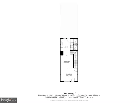 Floorplan - 432 E Oliver St, Baltimore, MD 21202 photo 3 of 5