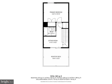 Floorplan - 432 E Oliver St, Baltimore, MD 21202 photo 5 of 5