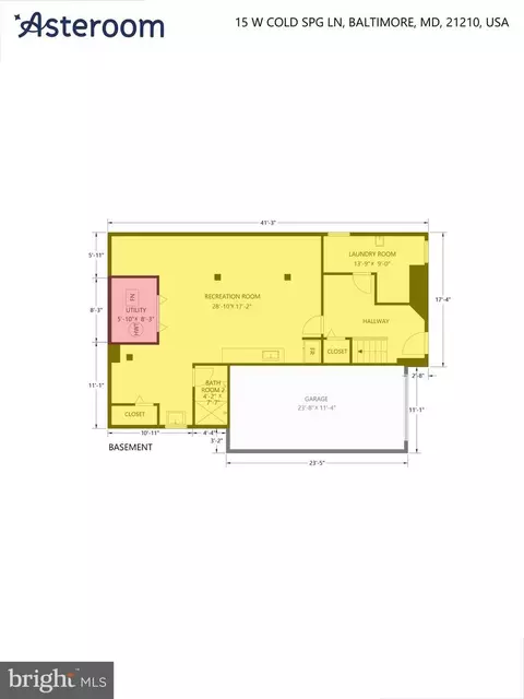 Floorplan - 15 W Cold Spring Ln, Baltimore, MD 21210 photo 2 of 5