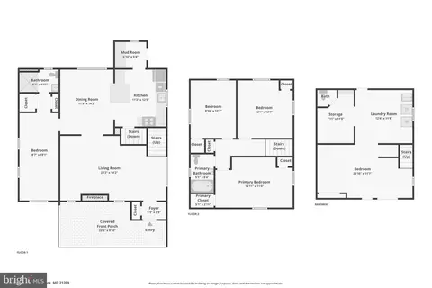 Floorplan - 2217 Arden Rd, Baltimore, MD 21209 photo 3 of 3