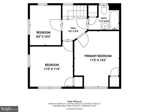 Floorplan - 800 Radnor Ave, Baltimore, MD 21212 photo 3 of 4