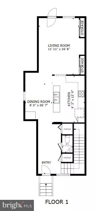 Floorplan - 144 E Clement St E #A, Baltimore, MD 21230 photo 2 of 5