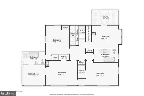 Floorplan - 2616 Talbot Rd, Baltimore, MD 21216 photo 3 of 4