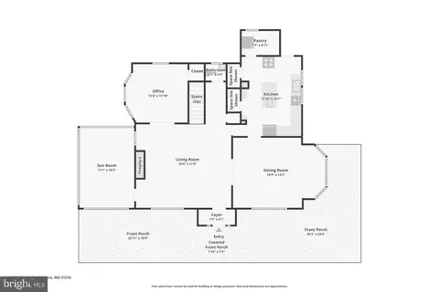Floorplan - 2616 Talbot Rd, Baltimore, MD 21216 photo 2 of 4