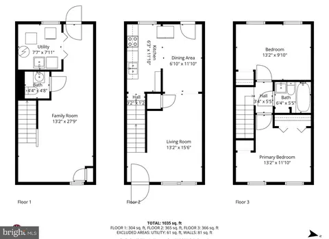Floorplan - 3693 Kenyon Ave, Baltimore, MD 21213 photo 4 of 4