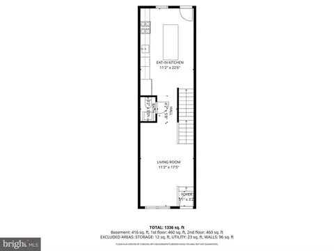 Floorplan - 2028 E Preston St, Baltimore, MD 21213 photo 2 of 4