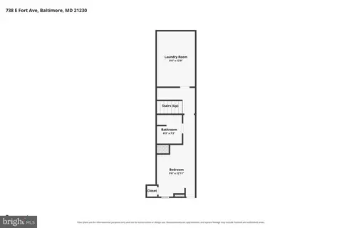 Floorplan - 738 E Fort Ave, Baltimore, MD 21230 photo 4 of 5