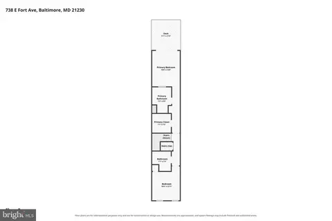 Floorplan - 738 E Fort Ave, Baltimore, MD 21230 photo 2 of 5