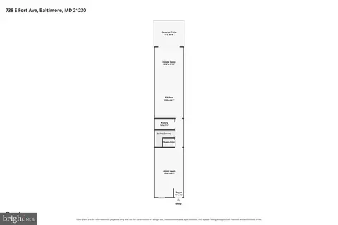 Floorplan - 738 E Fort Ave, Baltimore, MD 21230 photo 5 of 5
