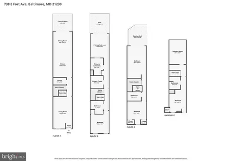 Floorplan - 738 E Fort Ave, Baltimore, MD 21230 photo 1 of 5