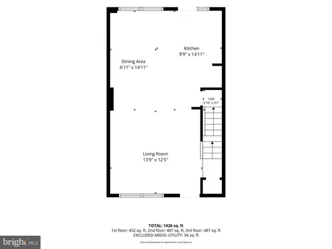 Floorplan - 2423 W Cold Spring Ln, Baltimore, MD 21215 photo 3 of 4