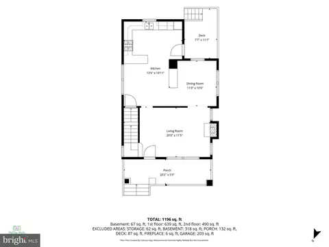 Floorplan - 2713 Christopher Ave, Baltimore, MD 21214 photo 1 of 3
