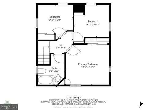 Floorplan - 2713 Christopher Ave, Baltimore, MD 21214 photo 2 of 3