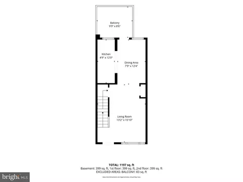 Floorplan - 2908 Strickland St, Baltimore, MD 21223 photo 1 of 4